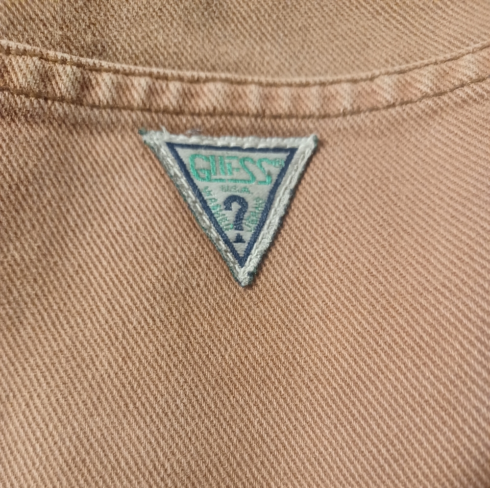 Vintage Guess Tan Denim Shorts Sz.38